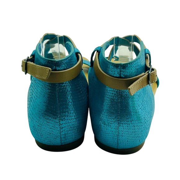 Maria Sharapova Nike Air Size 5.5B Aqua Sandals - Picture 3 of 7